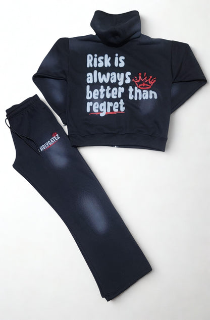 Risk Zip up Set
