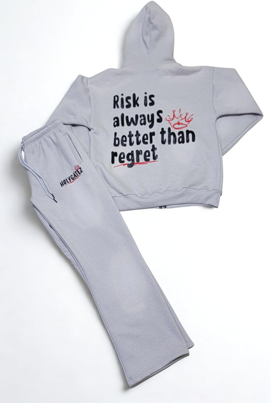 Risk Zip up Set