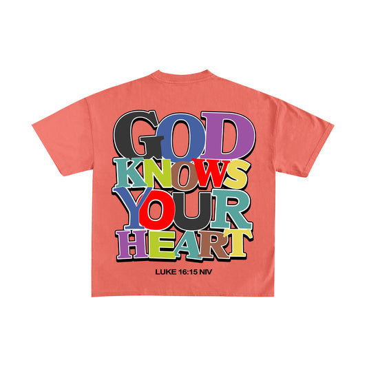 GOD KNOWS YOUR HEART T-SHIRT